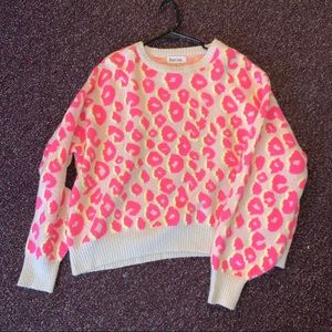 Cheetah print sweater